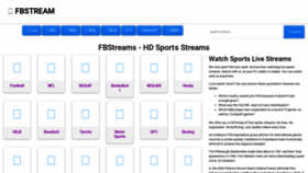 What Fbstream.io website looked like in 2020 (3 years ago)