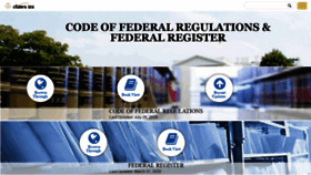 What Federal.eregulations.us website looked like in 2020 (3 years ago)