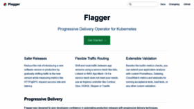 What Flagger.app website looked like in 2020 (3 years ago)