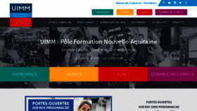 What Formation-maisonindustrie.com website looked like in 2020 (3 years ago)