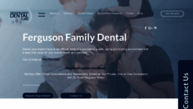 What Fergusonfamilydental.com website looked like in 2020 (3 years ago)