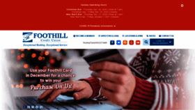 What Foothillcu.org website looked like in 2020 (3 years ago)