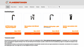 What Flaneerstokken.nl website looked like in 2020 (3 years ago)