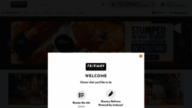 What Fairwaymarket.com website looked like in 2020 (3 years ago)