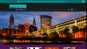 What Focusgroupsofcleveland.com website looked like in 2020 (3 years ago)