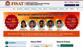 What Fisat.ac.in website looked like in 2020 (3 years ago)