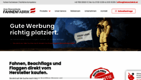 What Fahnenfabrik.at website looked like in 2020 (3 years ago)