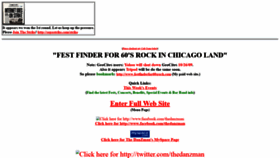 What Festfinderfor60srock.com website looked like in 2020 (5 years ago)