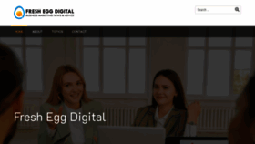 What Fresheggdigital.com.au website looked like in 2020 (3 years ago)