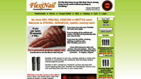 What Flexinail.com website looked like in 2020 (3 years ago)
