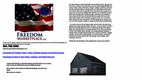 What Freedommarketplace.com website looked like in 2020 (3 years ago)