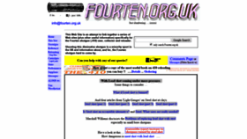 What Fourten.org.uk website looked like in 2020 (3 years ago)