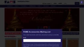 What Fameaccessories.com website looked like in 2020 (4 years ago)