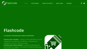 What Flashcode.fr website looked like in 2021 (3 years ago)