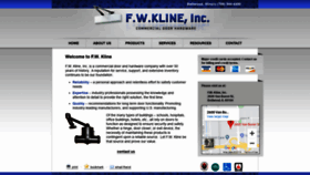 What Fwkline.com website looked like in 2021 (3 years ago)
