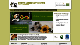 What Fayettevet.net website looked like in 2021 (3 years ago)