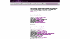 What Fatamorgana.fr website looked like in 2021 (3 years ago)