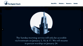 What Fbcjackson.org website looked like in 2021 (3 years ago)