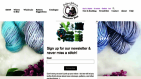 What Frabjousfibers.com website looked like in 2021 (3 years ago)