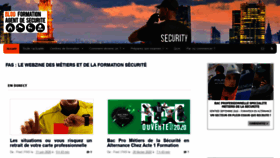 What Formation-agent-securite.net website looked like in 2021 (3 years ago)