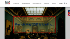 What Frenchmay.com website looked like in 2021 (3 years ago)