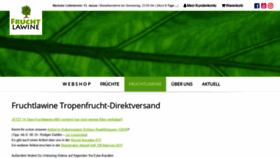 What Fruchtlawine.de website looked like in 2021 (3 years ago)