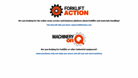 What Forktruckaction.com website looked like in 2021 (3 years ago)