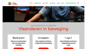 What Fittervlaanderen.be website looked like in 2021 (3 years ago)