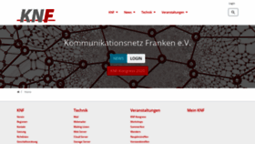 What Franken.de website looked like in 2021 (3 years ago)
