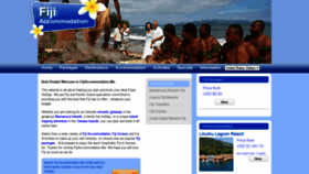 What Fijiaccommodation.me website looked like in 2021 (3 years ago)