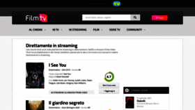 What Filmtv.it website looked like in 2021 (3 years ago)