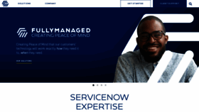 What Fullymanaged.com website looked like in 2021 (3 years ago)