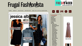 What Frugal-fashionistas.com website looked like in 2021 (3 years ago)