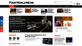 What Foodworldnews.com website looked like in 2021 (3 years ago)