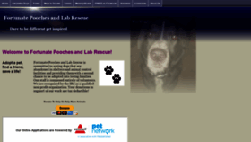 What Fortunatelabrescue.org website looked like in 2021 (3 years ago)