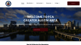 What Fcaaustin.org website looked like in 2021 (3 years ago)