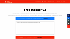 What Freeindexer.com website looked like in 2021 (3 years ago)