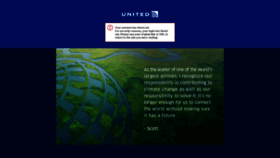 What Flyingtogether.ual.com website looked like in 2021 (3 years ago)