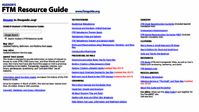 What Ftmguide.org website looked like in 2021 (3 years ago)