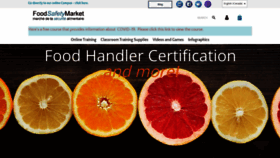 What Foodsafetymarket.com website looked like in 2021 (3 years ago)