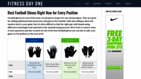 What Fitnessdayone.com website looked like in 2021 (3 years ago)
