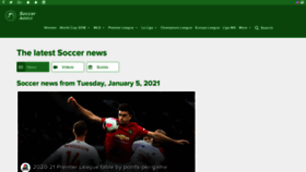 What Football-addict.com website looked like in 2021 (3 years ago)
