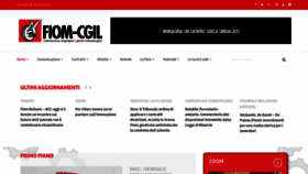 What Fiom-cgil.it website looked like in 2021 (3 years ago)