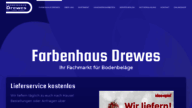 What Farbenhaus-drewes.de website looked like in 2021 (3 years ago)