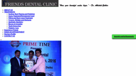What Friendsdentalclinic.com website looked like in 2021 (3 years ago)