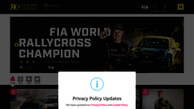 What Fiaworldrallycross.com website looked like in 2021 (3 years ago)
