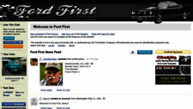 What Fordfirst.com website looked like in 2021 (3 years ago)