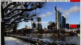 What Frankfurt-tourismus.de website looked like in 2021 (3 years ago)