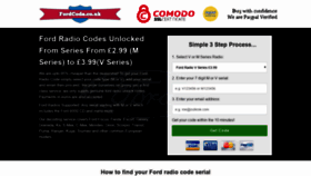 What Fordcode.co.uk website looked like in 2021 (3 years ago)