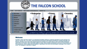 What Falconschool.ac.cy website looked like in 2021 (3 years ago)
